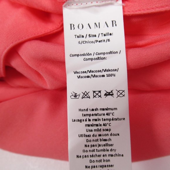 Anthropologie Boamar Daphne Maxi Dress Flamingo Pink - Small - Picture 10 of 10